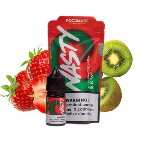 Strawberry & Kiwi - Nasty Podmate Salt | 30ML Vape Juice | 35MG,50MG - Vapersoutlet