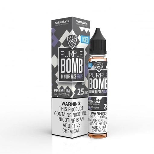 VGOD Nicotine Salt - Iced Purple Bomb 25,50mg - Vapersoutlet