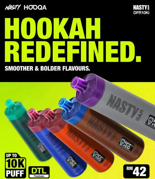 Nasty Hooqa 10000 Rechargeable Disposable Vape India - Vapersoutlet