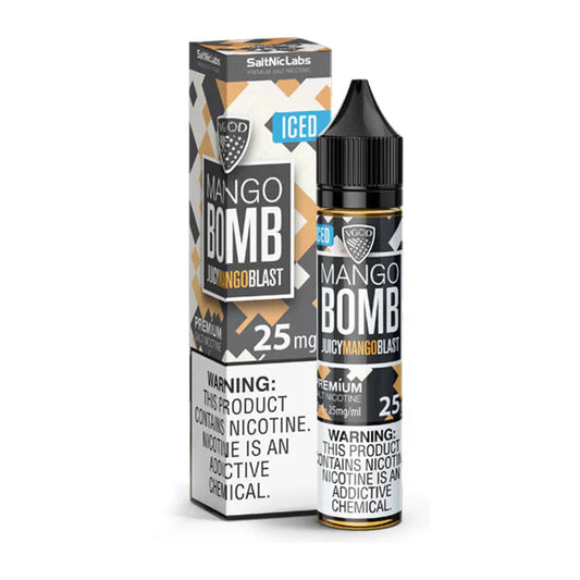 VGOD Iced Mango Bomb SaltNic 30ml (25mg, 50mg) - Vapersoutlet